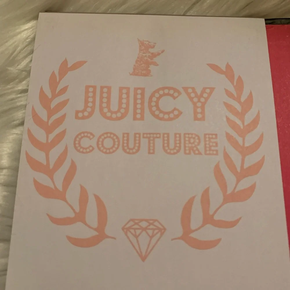 JUICY COUTURE trifold Scotty Dog print planner LNWOT